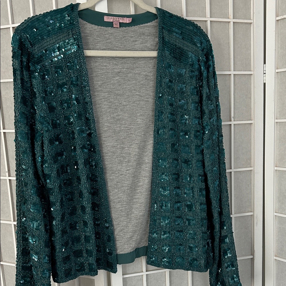 Calypso St. Barts Sparkling Teal Jacket